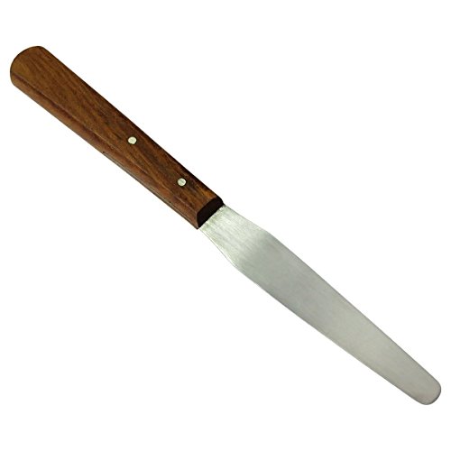 Wood Handle Stainless Steel Palette Knife - 8.5
