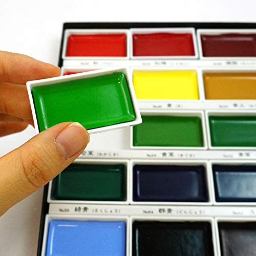 Kuretake Gansai Tambi 48 Colors Watercolor Paint Set