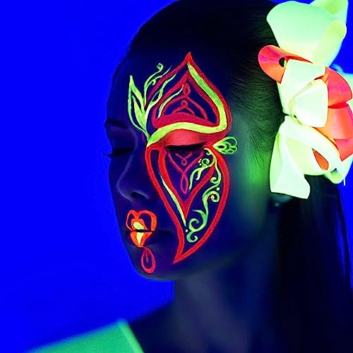 Glow UV Blacklight Face & Body Paint Set