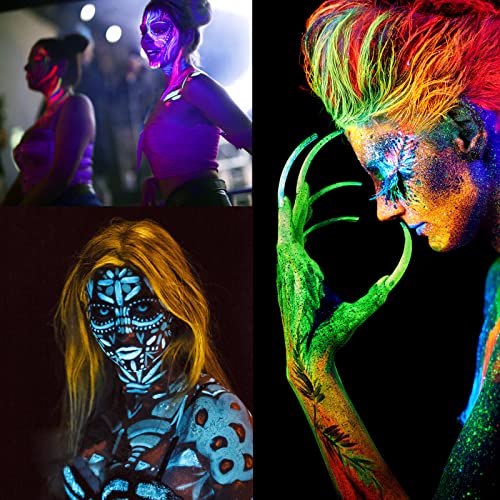 Glow UV Blacklight Face & Body Paint Set