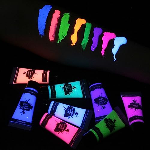 Glow UV Blacklight Face & Body Paint Set