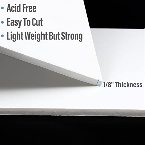 Pack of 10, 11x14 White Foam Boards
