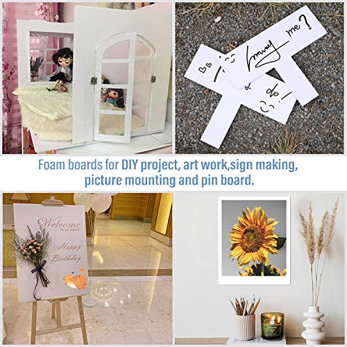 Pack of 10, 11x14 White Foam Boards