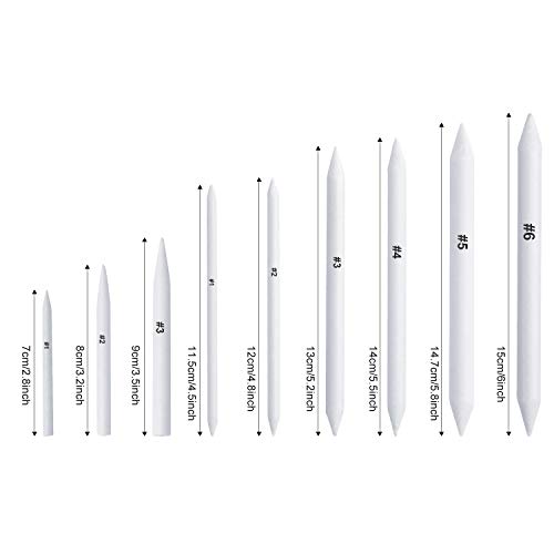 FEBSNOW 84 Pcs Blending Stumps and Tortillions Kit
