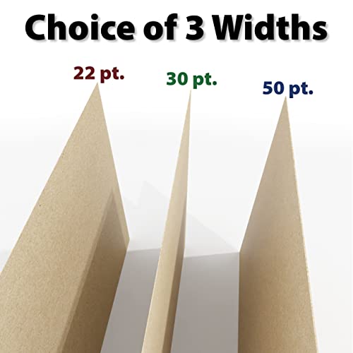 Kraft Chipboard Sheets - 8.5" x 11" - 100 Sheets
