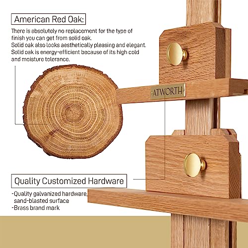 ATWORTH Multi-Function H-Frame Artist Easel - American Oak