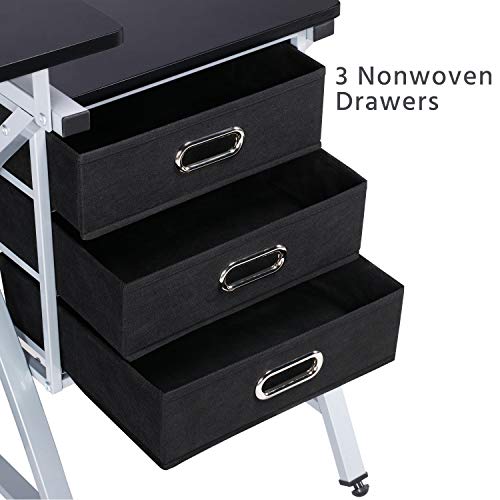 Modern Art Desk for Artists with Adjustable Tabletop