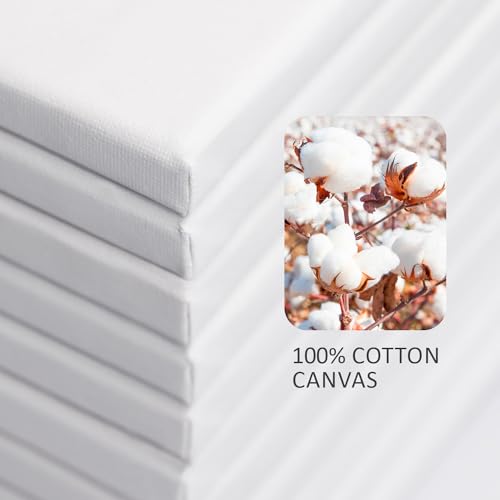 24 Pack of Stretched Cotton Canvas Boards