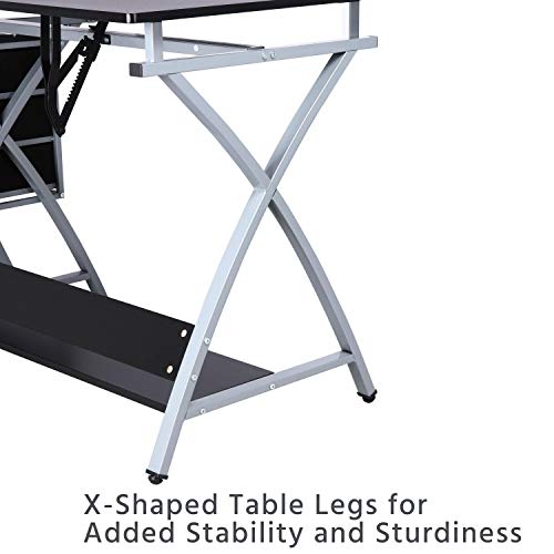 Modern Art Desk for Artists with Adjustable Tabletop