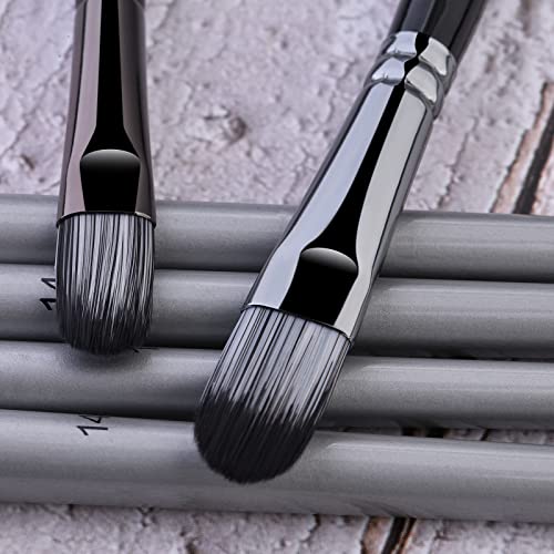 24-Piece Artist Paint Brush Set for Acrylic, Oil, Watercolor