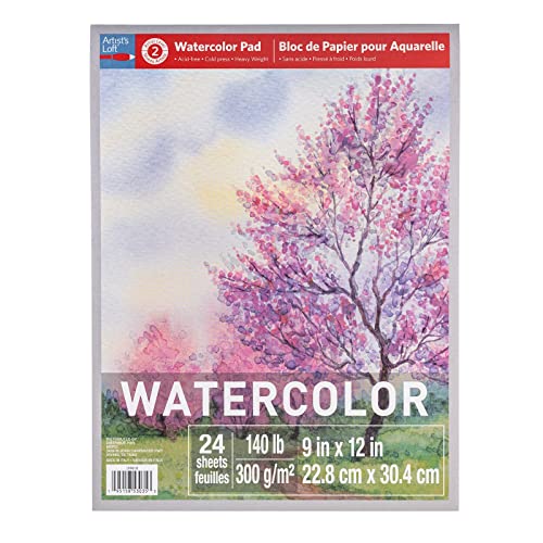 Artist's Loft 9x12 Watercolor Pad - Heavyweight, Acid-Free