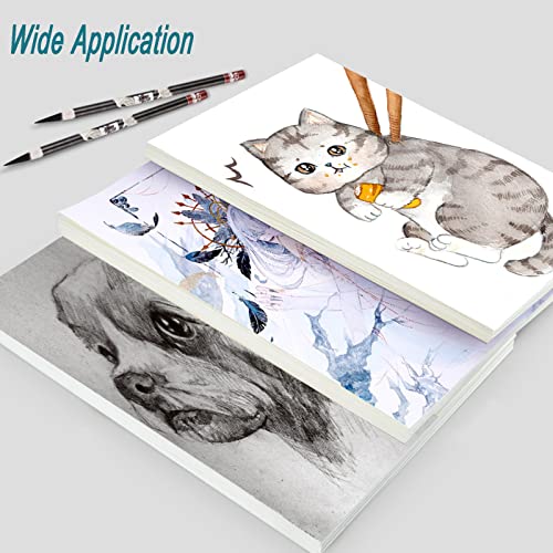 50 Sheets Watercolor Paper Pack, Thick Off-White, 5x7