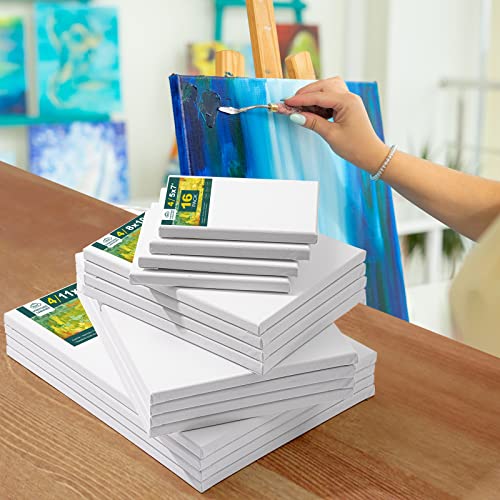Inburit Stretched Canvas Multi-Pack for Oil & Acrylic
