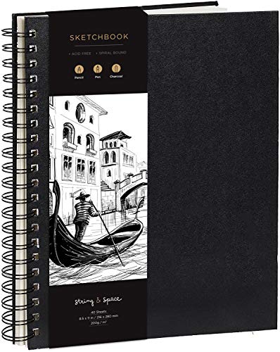 Hardcover Artist's Sketchbook - Large Spiral Sketch Book