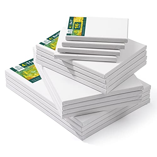 Inburit Stretched Canvas Multi-Pack for Oil & Acrylic