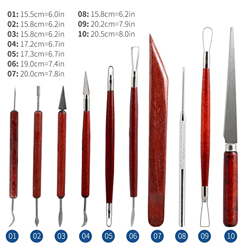 15-Piece Polymer Clay Sculpting Tools Set for Adults & Kids