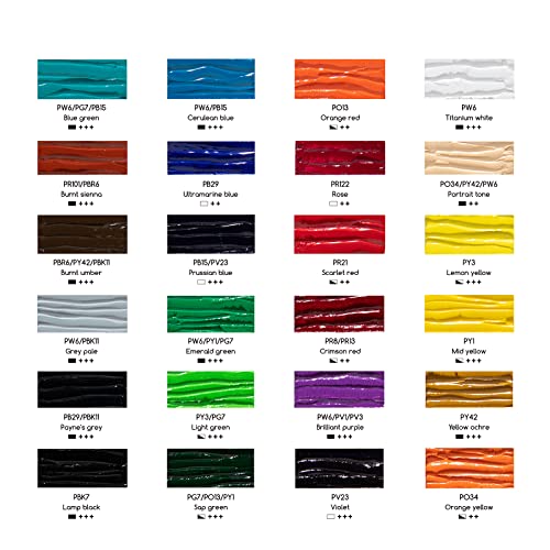 MEEDEN Non-Toxic Oil Paint Set, 24 Colors