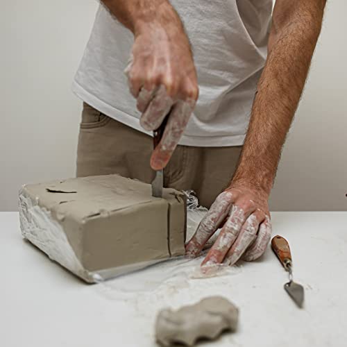 Pottery Clay Kit: Natural Air-Dry, 10LBs, 40 Tools
