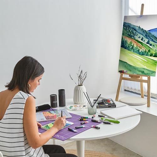 Elan Professional Watercolor Paint Set - 24 Tubes