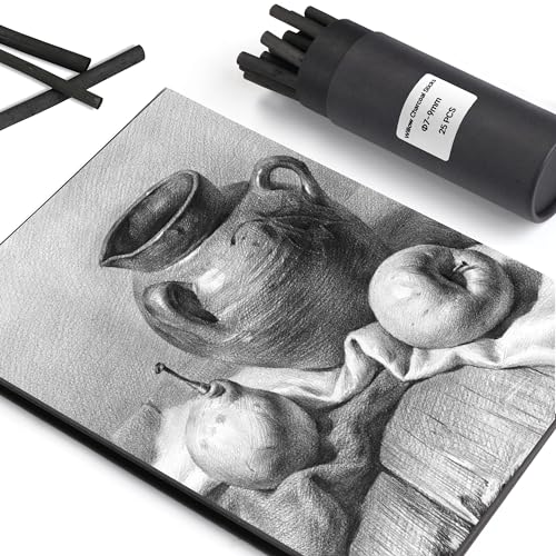 MyLifeUNIT Charcoal Sticks & Pencils for Drawing, Pack of 25