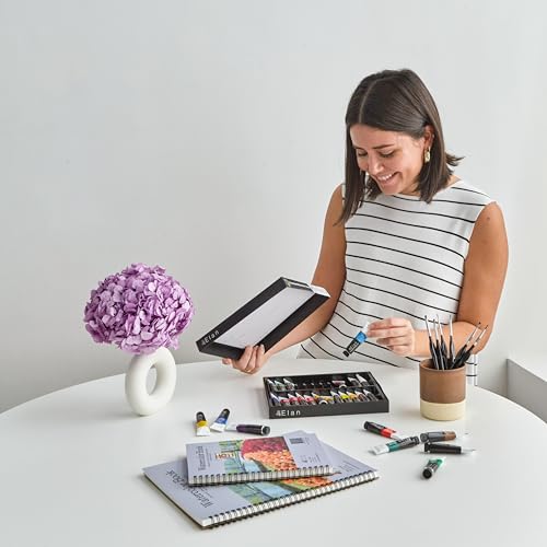Elan Professional Watercolor Paint Set - 24 Tubes