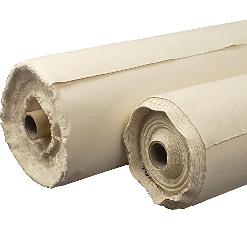 Unprimed Cotton Duck Deluxe Canvas Rolls - 72