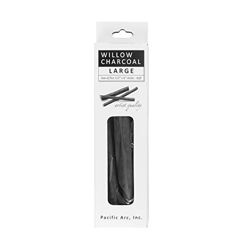 Soft Thick Willow Charcoal Sticks for Sketching & Drawing