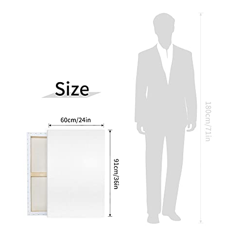 Large 24x36 Canvases 2 Pack for Acrylic/Oil Painting