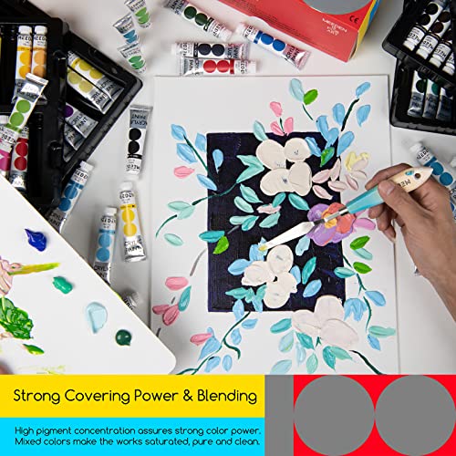 MEEDEN 100 Color Heavy Body Acrylic Paint Tube Set