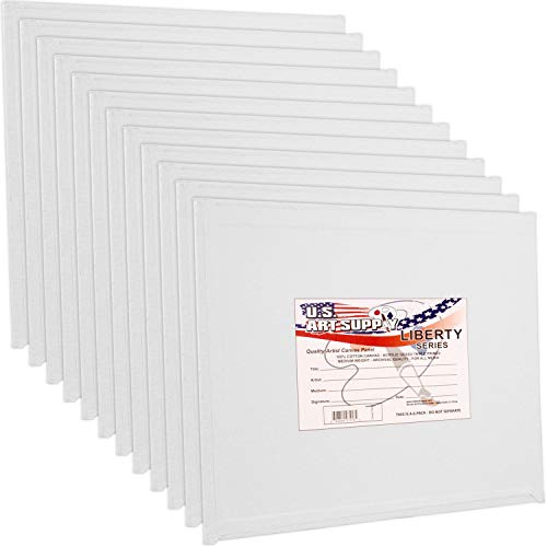 12-pack US Art Supply 12x12 Canvas Panels