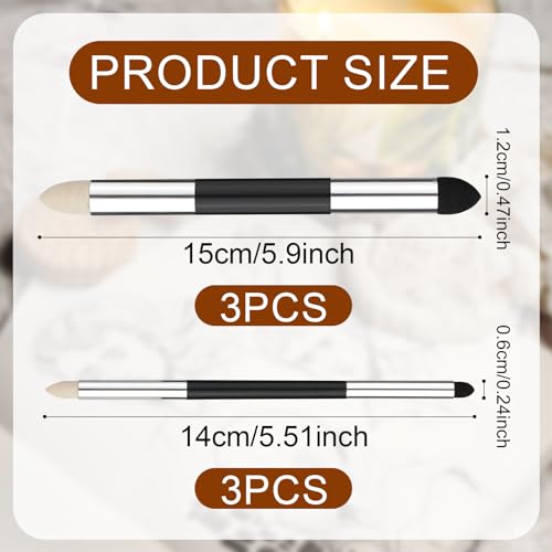 6pcs Double-Headed Pastel Blending Stump Pencil Sketch Brush