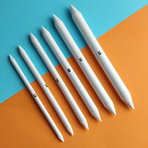 6-Piece Blending Stumps and Tortillions Set for Sketching