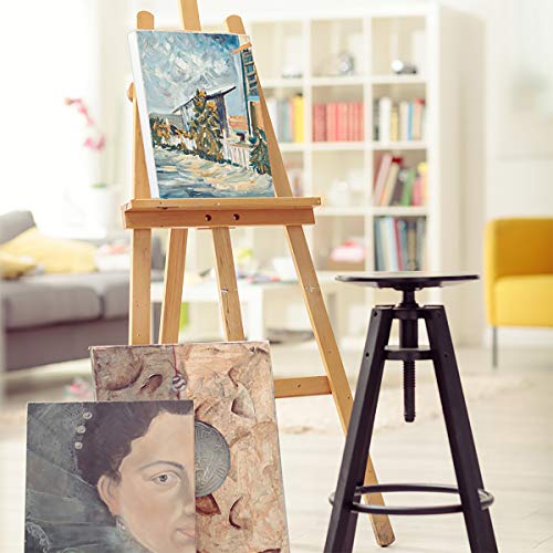 White Primed Canvas Board Set for Painting - 4 Pack