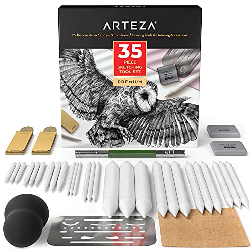 35-Piece Arteza Drawing Kit for Professional Artists