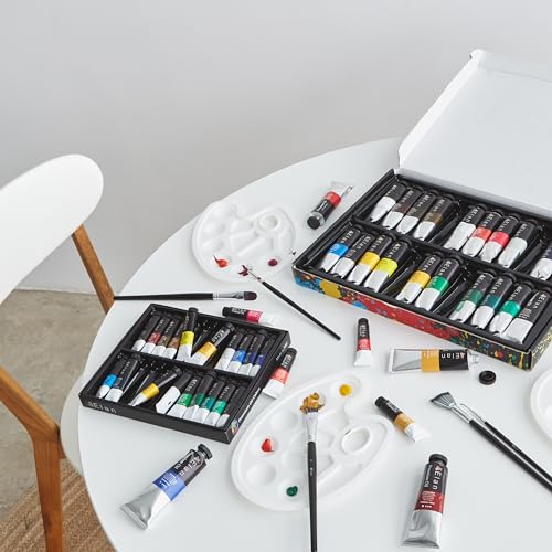 Professional Oil Paint Set: 24 Tubes, 1.7oz