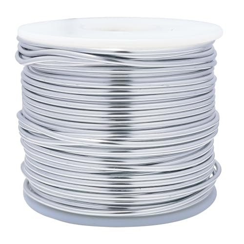 131ft Silver Aluminium Craft Wires 2mm Sculpting & Beading