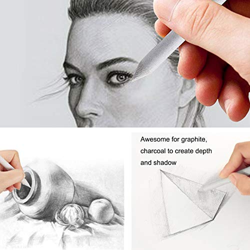Drawing tool set with blending stumps and tortillions