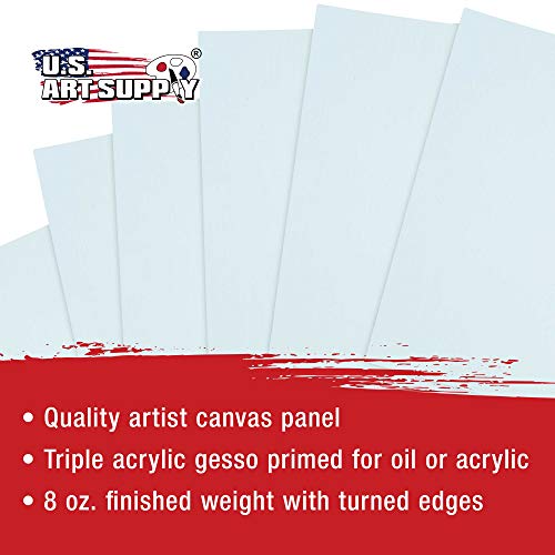 12-pack US Art Supply 12x12 Canvas Panels