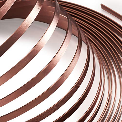 Camel 18 Gauge Flat Aluminum Wire for Jewelry Making