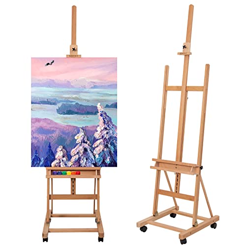 Somime Large H-Frame Studio Easel with Storage Tray
