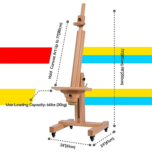 MEEDEN XL Artist Easel for Large Canvas Art