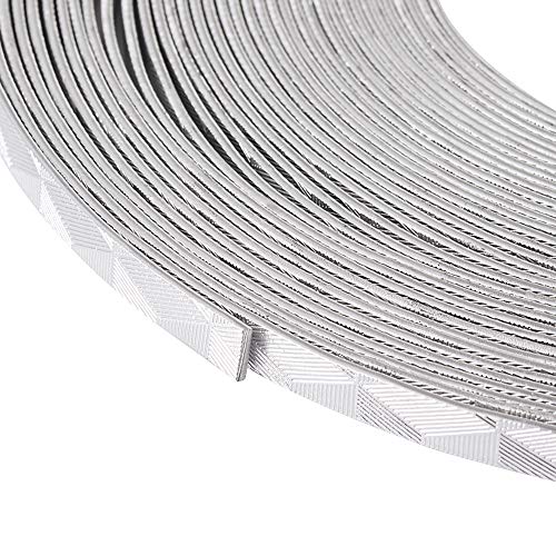 32.8ft 5mm Silver Aluminum Metal Craft Wire for Jewelry making