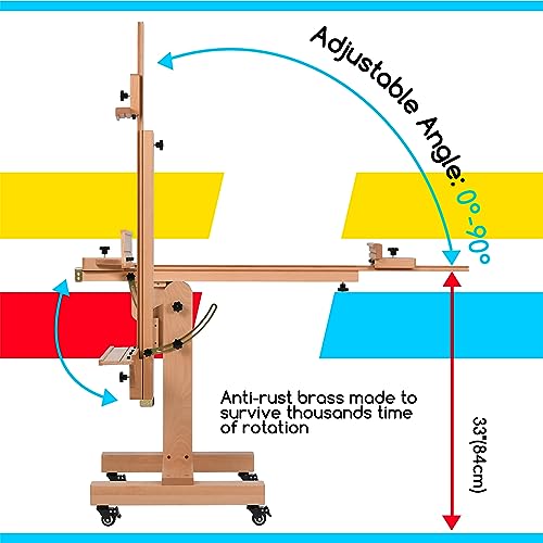 MEEDEN XL Artist Easel for Large Canvas Art