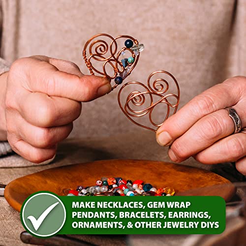 Anodized Aluminum Wire for Crafting, Jewelry, Sculpting (Copper)