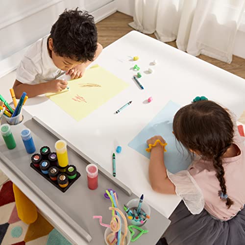 Fantasy Fields Little Monet Art Table Set, White/Gray