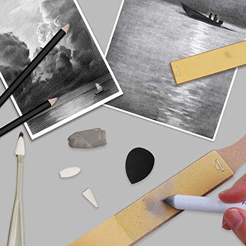 38 Piece Sketch Drawing Blending Tools Set