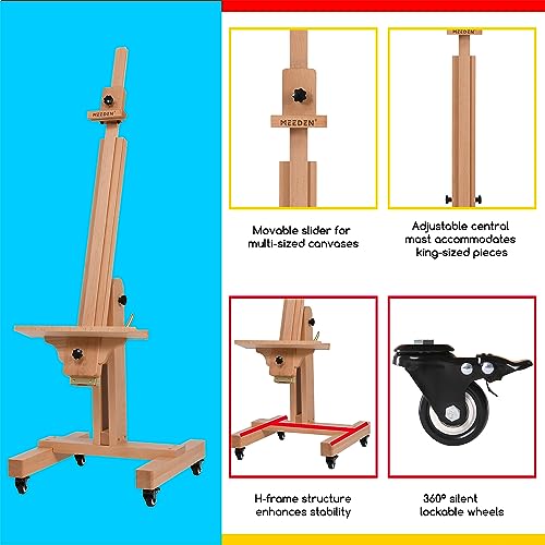 MEEDEN XL Artist Easel for Large Canvas Art