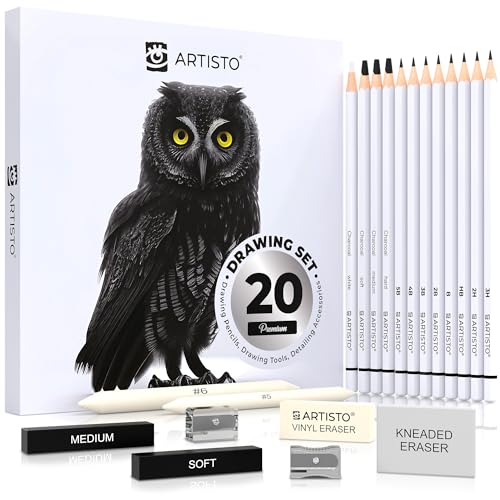 Artisto Drawing and Sketching Pencil Set - Complete Kit