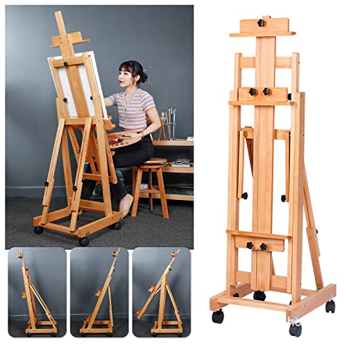 Studio H Frame Easel - Multi-Functional, Adjustable Beech Wood
