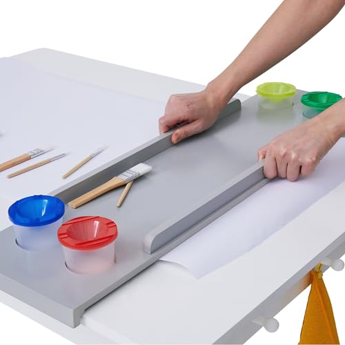 Fantasy Fields Little Monet Art Table Set, White/Gray